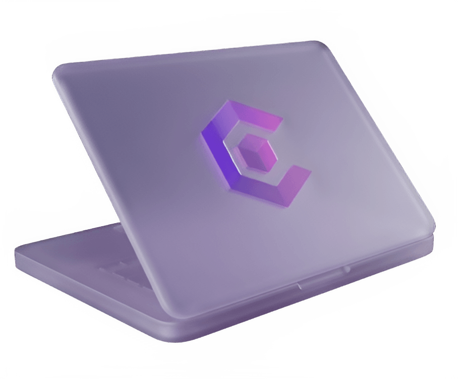 Laptop displaying a website hosting dashboard